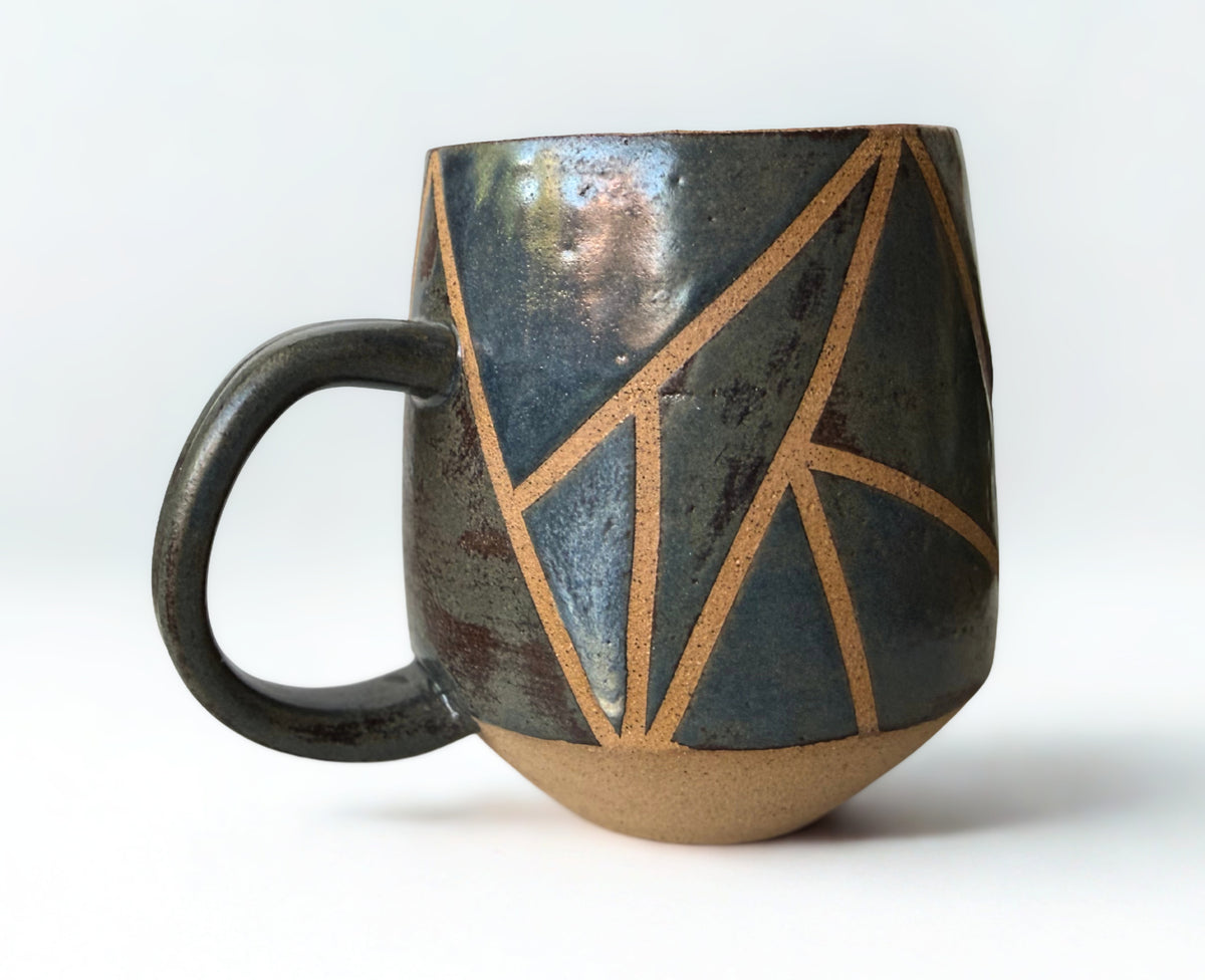 Geometric Mug in Smoke