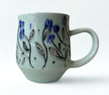 Blue Watercolor Flower Mug
