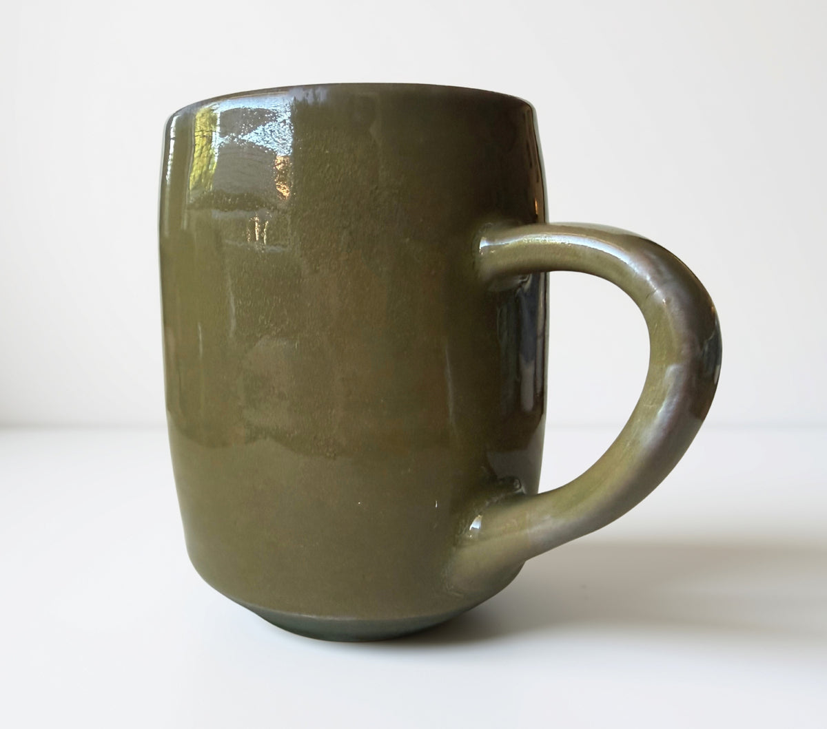 Dark Green Mug w/Bird