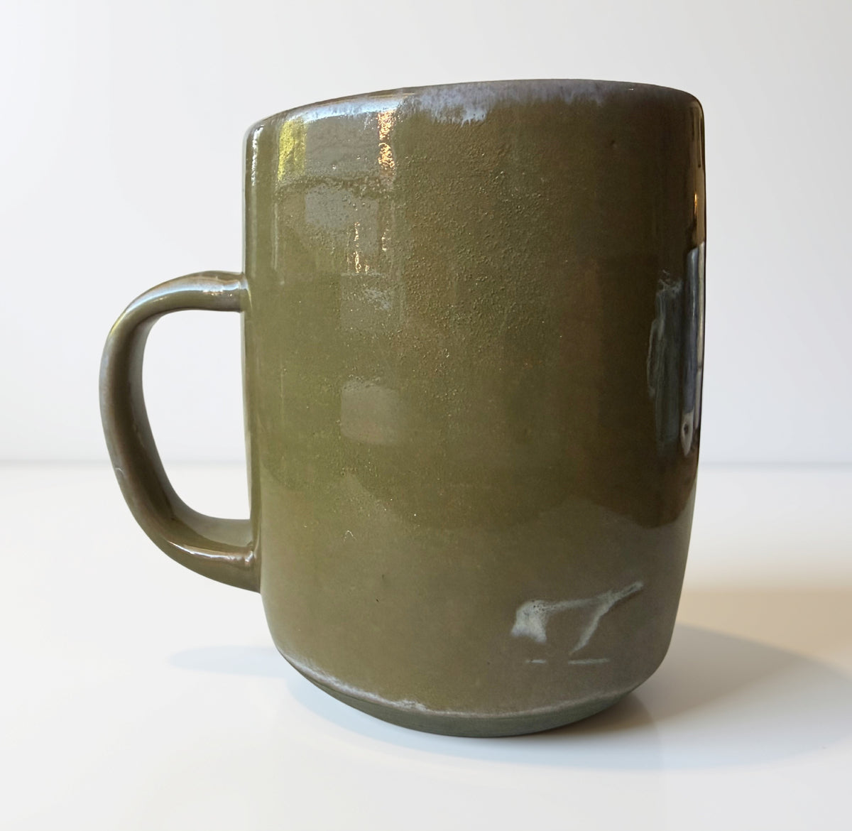 Dark Green Mug w/Bird
