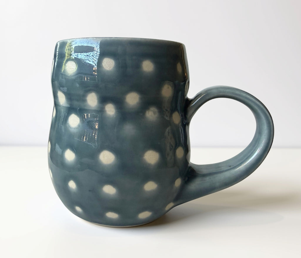 Blue-gray w/Dots