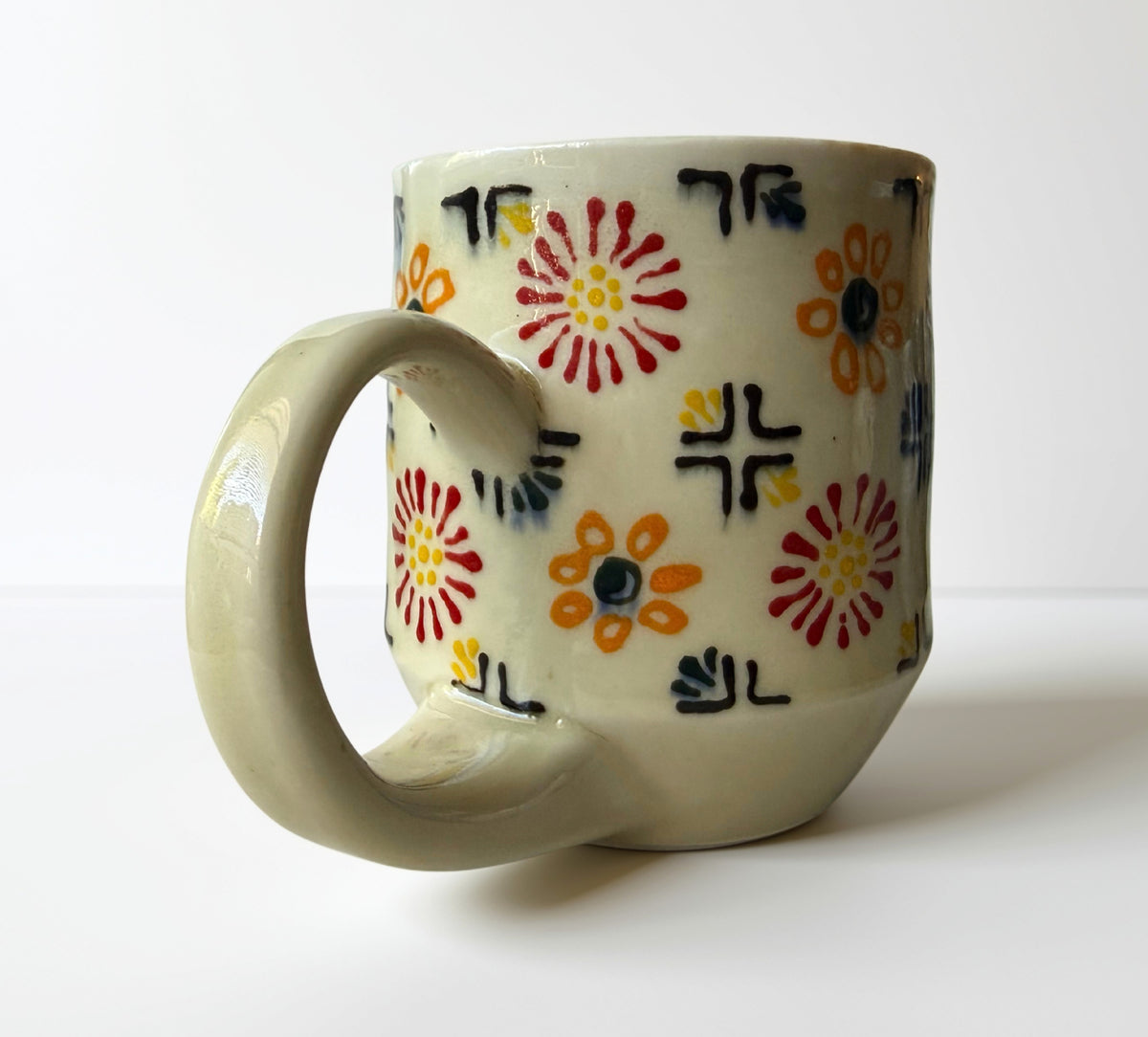 Flower Tiled Mug