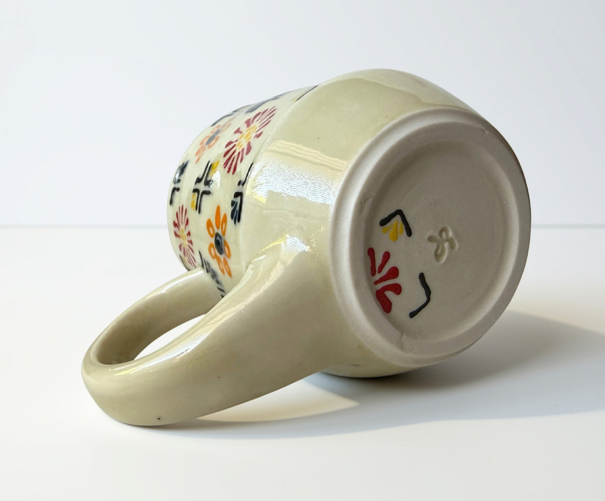 Flower Tiled Mug