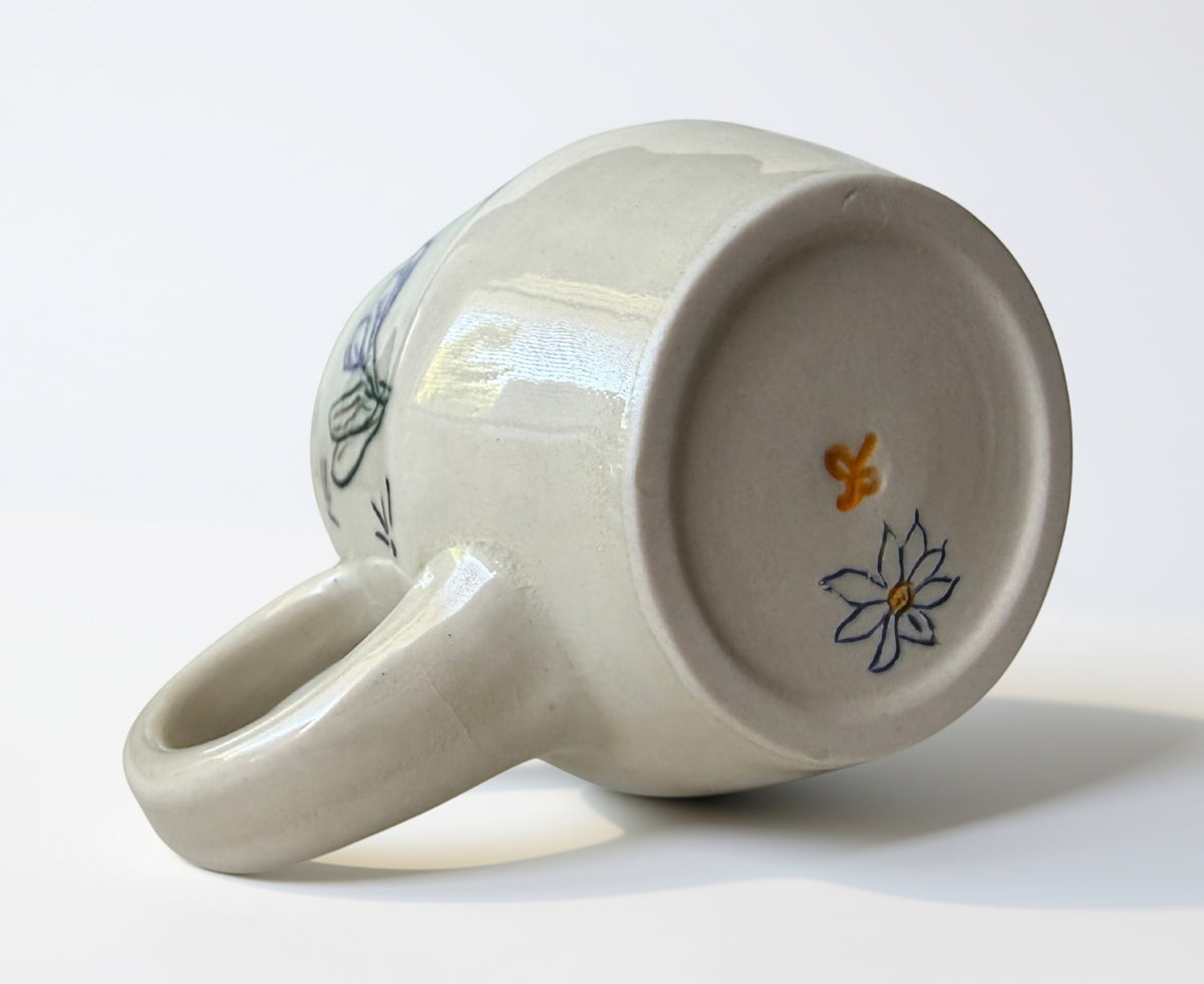 Four Flower Tile Mug