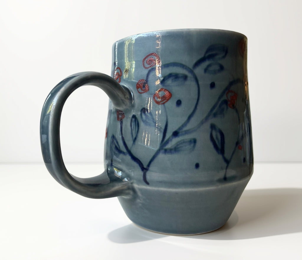 Swirl Flower Mug
