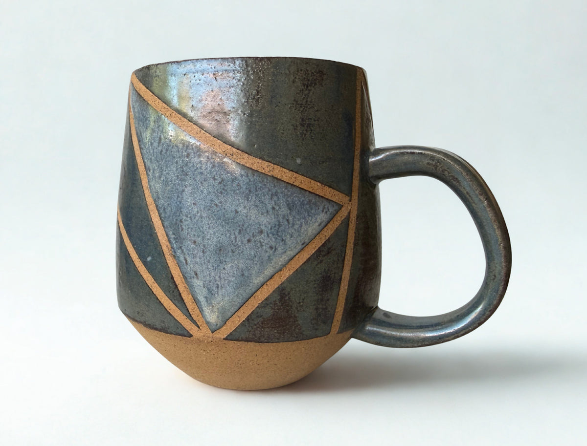 Geometric Mug in Smoke